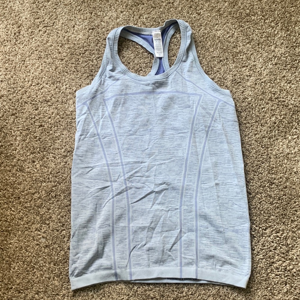 Iviva by Lululemon Blue Swiftly Tech Tank